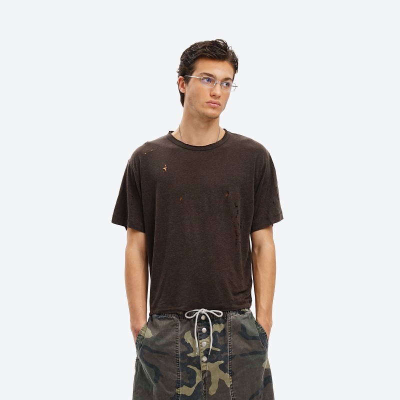 Loose Fit Ripped  T-Shirt